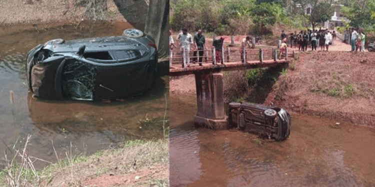 കണ്ണൂരില്‍ പതിനാലുകാരന്‍ ഓടിച്ച കാര്‍ നിയന്ത്രണം വിട്ട് കനാലിലേക്ക് മറിഞ്ഞു, നാലു കുട്ടികള്‍ക്ക് പരിക്ക്
