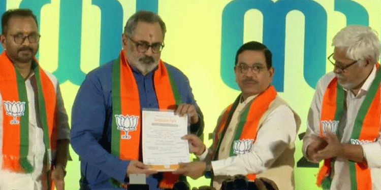 രാജീവ് ചന്ദ്രശേഖര് ബിജെപി സംസ്ഥാന അധ്യക്ഷൻ; ഔദ്യോഗികമായി പ്രഖ്യാപിച്ച് ബിജെപി