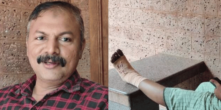 ലഹരി ഇടപാട്, പ്രതിയെ പിടികൂടാന്‍ പോയ പോലീസുകാരനെ കാറിടിച്ച് കൊലപ്പെടുത്താന്‍ ശ്രമം, കാലിന് പരിക്ക്