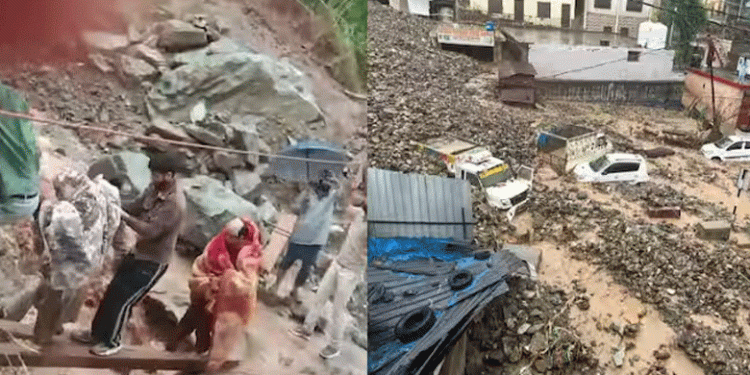 കനത്ത മഴ, ജമ്മു കശ്മീരില്‍ മണ്ണിടിച്ചില്‍, മൂന്ന് പേര്‍ മരിച്ചു, ദേശീയപാത അടച്ചു