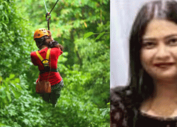 സിപ് ലൈനില് കയറുന്നതിനിടെ താഴെ വീണ ഐടി ജീവനക്കാരിക്ക് ദാരുണാന്ത്യം