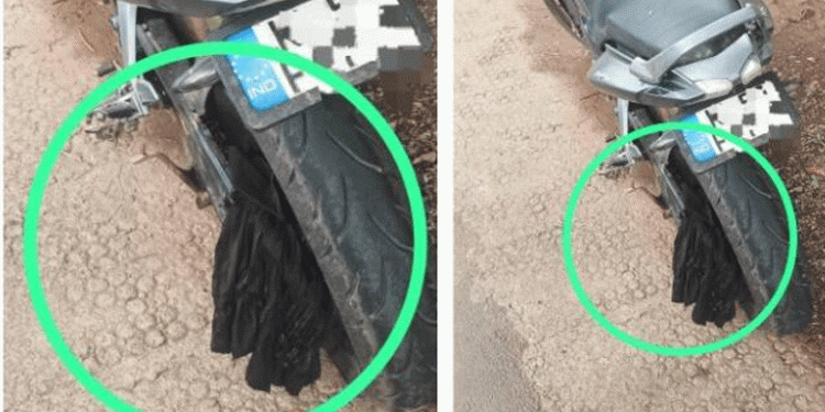 ഓടിക്കൊണ്ടിരുന്ന ബൈക്കില് വസ്ത്രം കുരുങ്ങി, റോഡിലേക്ക് തെറിച്ച് വീണ യുവതിക്ക് ഗുരുതര പരിക്ക്