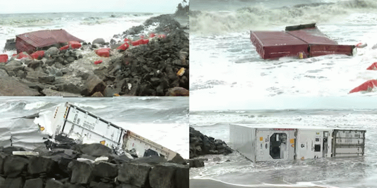 കൂടുതല്‍ കണ്ടെയ്‌നറുകള്‍ തീരത്തേക്ക്; ജനങ്ങള്‍ക്ക് മുന്നറിയിപ്പ്