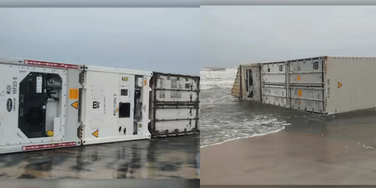 ചരക്കു കപ്പലിലെ കൂടുതല്‍ കണ്ടെയ്‌നറുകള്‍ കൊല്ലത്ത് വിവിധയിടങ്ങളിലെ തീരത്തടിഞ്ഞു, അതീവ ജാഗ്രത