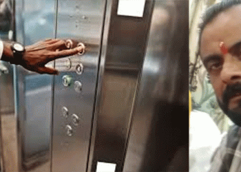 മകന്‍ ലിഫ്റ്റില്‍ കുടുങ്ങി, കരച്ചില്‍ കേട്ട്  രക്ഷിക്കാനെത്തിയ അച്ഛന്‍ കുഴഞ്ഞു വീണ് മരിച്ചു