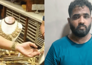 ജ്വല്ലറിയില്‍ സ്വര്‍ണം വാങ്ങാനെത്തി ഉടമയെ കബളിപ്പിച്ച് ചെയിന്‍ മോഷ്ടിച്ചു, യുവാവ് പിടിയില്‍