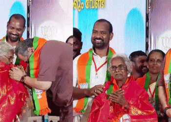 ക്ഷേമപെന്‍ഷന്‍ മുടങ്ങിയതിനെതിരെ പ്രതിഷേധിച്ച മറിയക്കുട്ടി ബിജെപിയില്‍ ചേര്‍ന്നു