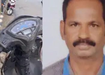 സ്കൂട്ടറിൽ ഇടിച്ച ബൈക്കിന്റെ കമ്പി ശരീരത്തിൽ തുളച്ചുകയറി, 59 കാരന് ദാരുണാന്ത്യം