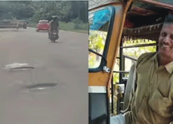പാലക്കാട് റോഡിലെ കുഴിയിൽ വീണ് ഓട്ടോ ഡ്രൈവർ മരിച്ചു
