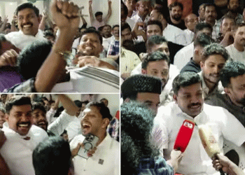 യുഡിഎഫ് ലീഡ് 6500 കടന്നു, നിലമ്പൂരിൽ യുഡിഎഫ് പ്രവർത്തകർ ആഹ്ളാദ പ്രകടനം തുടങ്ങി