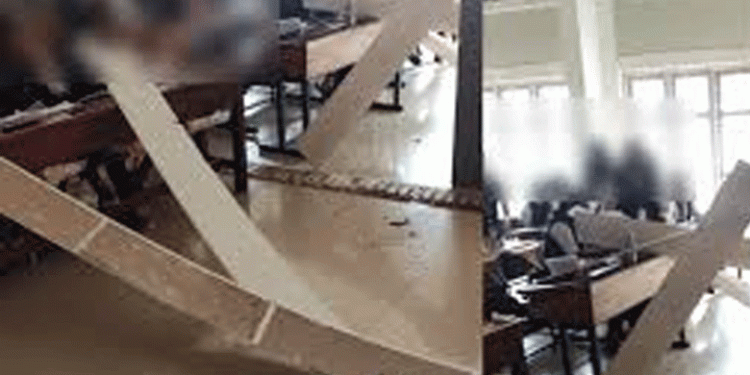 പാറശ്ശാലയില് ലോ കോളേജിലെ ക്ലാസ് മുറിയിലെ സീലിങ് തകര്ന്ന് വീണു; വിദ്യാര്ത്ഥികള് പരിക്കേല്ക്കാതെ രക്ഷപ്പെട്ടത് തലനാരിഴക്ക്