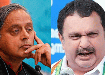 ‘തരൂരിന്റെ കാര്യം ഞങ്ങള് വിട്ടു, തലസ്ഥാനത്തെ പരിപാടികളില് ശശി തരൂരിനെ പങ്കെടുപ്പിക്കില്ല’: കെ.മുരളീധരന്