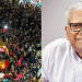 മഴയെ അവഗണിച്ചും ജനസാഗരം, വിപ്ലവ മണ്ണിലേക്ക് അവസാനമായി വിഎസ്; വിലാപയാത്ര ആലപ്പുഴയിലെത്തി