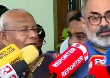 അറസ്റ്റിലായ കന്യാസ്ത്രീകളുടെ മോചനം , തൃശൂര് അതിരൂപതയില് എത്തിയ രാജീവ് ചന്ദ്രശേഖരുമായി കൂടിക്കാഴ്ച നടത്തി മാര് ആന്ഡ്രൂസ് താഴത്ത്