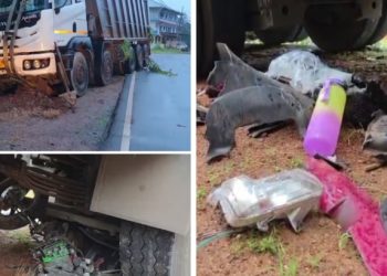 ടിപ്പർ ലോറി സ്കൂട്ടറിൽ ഇടിച്ചുകയറി അപകടം, യുവാവിന് ദാരുണാന്ത്യം, സുഹൃത്തിന് പരിക്ക്