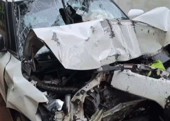 മൂകാംബിക ദർശനം കഴിഞ്ഞ് മടങ്ങിയവരുടെ കാർ അപകടത്തിൽ പെട്ടു, 5 പേർക്ക് ​ഗുരുതരപരിക്ക്