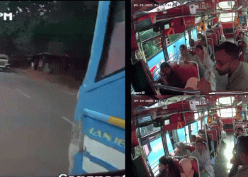 സമയക്രമത്തെ ചൊല്ലി തര്ക്കം: മലപ്പുറത്ത് ഓടുന്ന ബസിലേക്ക് മറ്റൊരു സ്വകാര്യ ബസ് മനപ്പൂര്വം ഇടിച്ചുകയറ്റി, യാത്രക്കാരിക്ക് പരിക്ക്