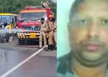 ലോറി സ്കൂട്ടറിലിടിച്ച് അപകടം, ഹോട്ടൽ ഉടമയ്ക്ക് ദാരുണാന്ത്യം