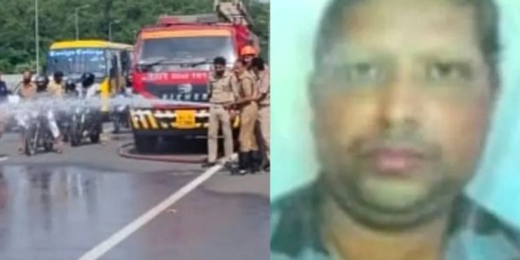 ലോറി സ്കൂട്ടറിലിടിച്ച് അപകടം,  ഹോട്ടൽ ഉടമയ്ക്ക് ദാരുണാന്ത്യം