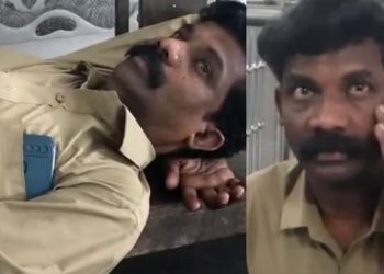 ബസ് തട്ടി പൊലീസ് ജീപ്പിന്റെ സൈഡ് ഉരഞ്ഞു, കെഎസ്ആർടിസി ഡ്രൈവർക്ക് മർദ്ദനം, പരാതി