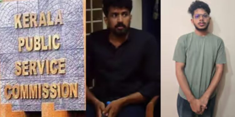 പിഎസ്‍സി പരീക്ഷയ്ക്കിടെ യുവാവിൻ്റെ ഹൈടെക് കോപ്പിയടി, സഹായി അറസ്റ്റിൽ