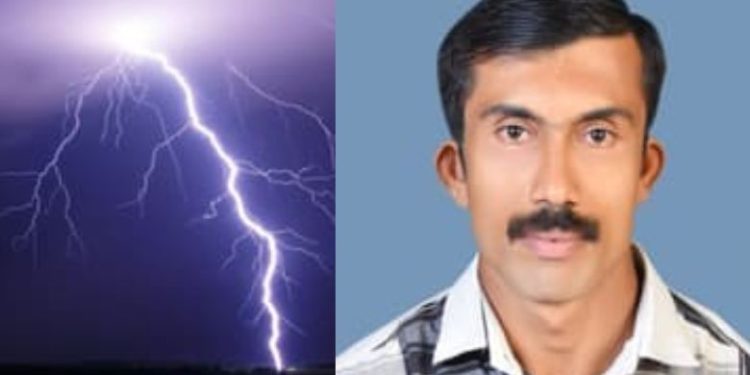 മരം വെട്ടുന്നതിനിടെ മിന്നൽലേറ്റു,  ചികിത്സയിലായിരുന്ന 40കാരനും മരിച്ചു, മരണം രണ്ടായി