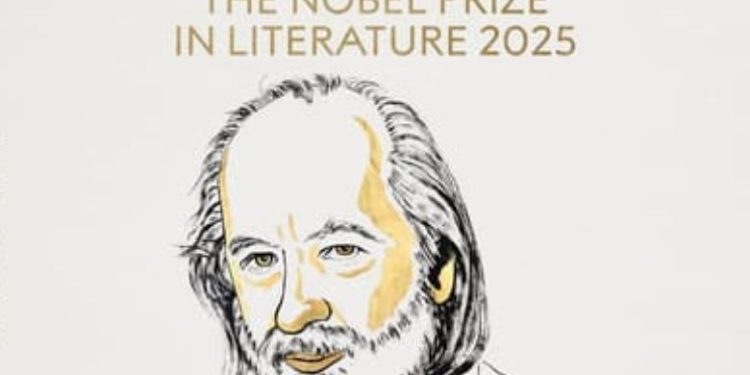 2025ലെ സാഹിത്യ നൊബേൽ ഹംഗേറിയൻ എഴുത്തുകാരൻ ലാസ്ലോ ക്രാസ്നഹോർക്കൈയ്ക്ക്