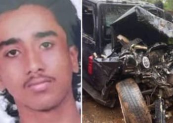 ഥാര്‍ ജീപ്പും ലോറിയും കൂട്ടിയിടിച്ച് അപകടം, വിദ്യാർത്ഥിക്ക് ദാരുണാന്ത്യം, സുഹൃത്തുക്കൾക്ക് പരിക്ക്