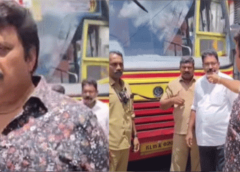 കെഎസ്ആര്ടിസി ബസില് പ്ലാസ്റ്റിക് മാലിന്യം, ബസ് തടഞ്ഞു നിര്ത്തി ഗതാഗത മന്ത്രിയുടെ മിന്നല്പരിശോധന, ജീവനക്കാര്ക്ക് ശകാരം