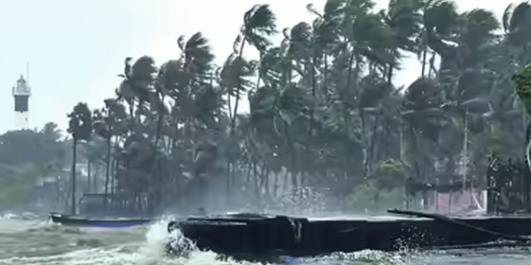 ഡിറ്റ് വാ ചുഴലിക്കാറ്റ്: തമിഴ്നാട്ടിലും ആന്ധ്രയിലും കനത്ത മഴ; 47 വിമാന സര്വീസുകള് റദ്ദാക്കി