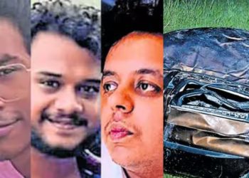 കാട്ടുപന്നി കുറുകെച്ചാടി, നിയന്ത്രണം വിട്ട കാര് വയലിലേക്ക് മറിഞ്ഞ് അപകടം, 3 യുവാക്കൾക്ക് ദാരുണാന്ത്യം