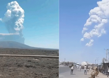 എത്യോപ്യയിൽ പൊട്ടിത്തെറിച്ചത് 12,000 വർഷമായി നിർജീവമായ അഗ്നിപർവതം, കനത്ത ജാഗ്രതയിൽ ഇന്ത്യൻ വിമാനക്കമ്പനികൾ, യാത്രക്കാർക്ക് മുന്നറിയിപ്പ്