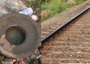 റെയില്‍വേ പാളത്തില്‍ ആട്ടുകല്ല്, ട്രെയിൻ അട്ടിമറി ശ്രമമെന്ന് സംശയം