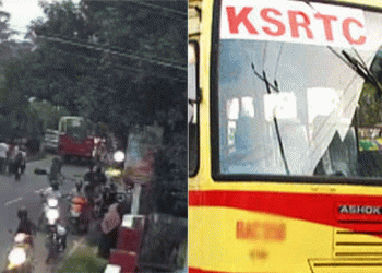 കാട്ടാക്കടയില്‍ കെഎസ്ആര്‍ടിസി ബസ് ശരീരത്തിലൂടെ കയറിയിറങ്ങി ബൈക്ക് യാത്രക്കാരന്‍ മരിച്ചു, മൃതദേഹം റോഡില്‍ കിടന്നത് മണിക്കൂറുകളോളം
