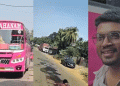 ബസ് ഡ്രൈവറുടെ മനസാന്നിധ്യം തുണയായി;രക്ഷിതാവിന്‍റെ കൈവിട്ട് ബസിൻ്റെ മുന്നിലേക്ക്  ഓടിയ പിഞ്ചുബാലന് അത്ഭുത രക്ഷ