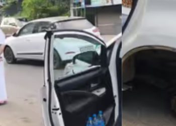 മന്ത്രി സജി ചെറിയാന്റെ വാഹനം അപകടത്തിൽപെട്ടു