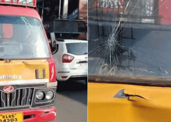 വിദ്യാര്‍ത്ഥികളെ റോഡ് മുറിച്ച് കടക്കാന്‍ സഹായിക്കുന്നതിനിടെ ഹോം ഗാര്‍ഡിനെ ലോറി ഇടിച്ചുതെറിപ്പിച്ചു, ഗുരുതര പരിക്ക്